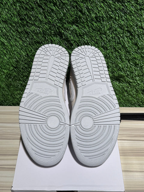 Jordan 1 Low Se Canvas Iris Whisper Sail (Women's) Sz 9W/7.5M