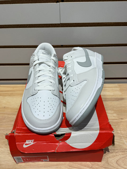 Nike Dunk Low Retro Summit White Light Smoke Grey Sz 11.5