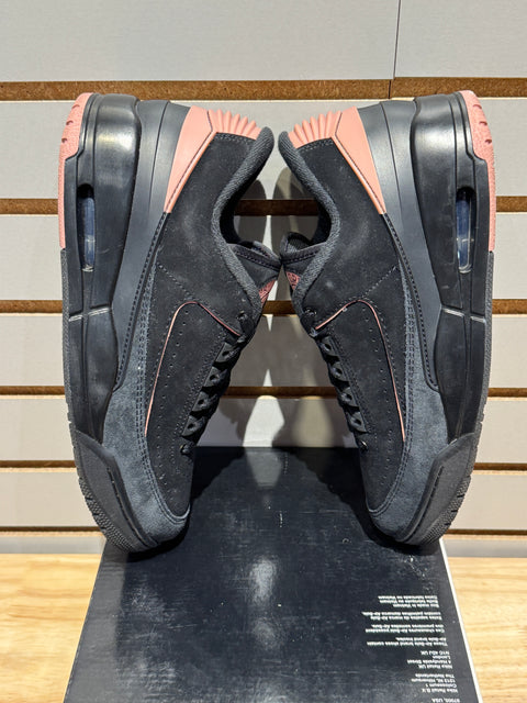 Jordan 2/3 Black Rust Pink Sz 9.5
