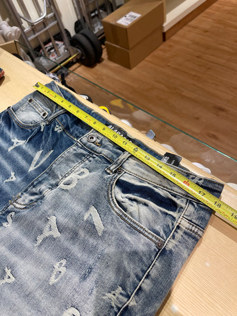 Vintage Valabasas Men's Logo Flare Jeans Sz 36