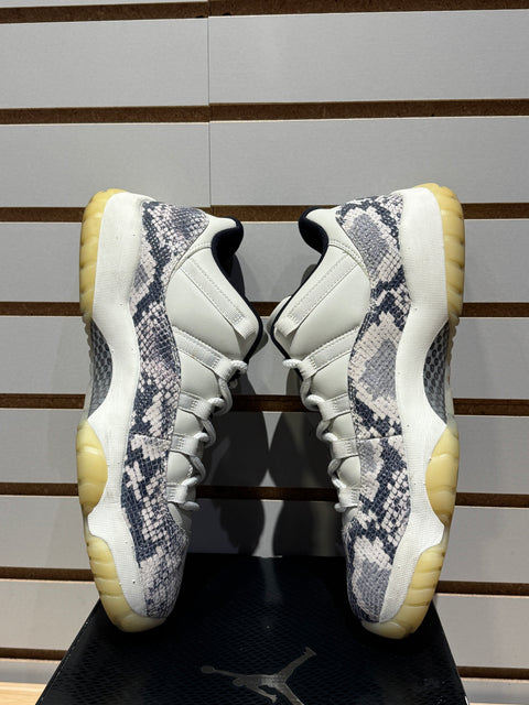 Jordan 11 Retro Low Snake Light Bone Sz 11