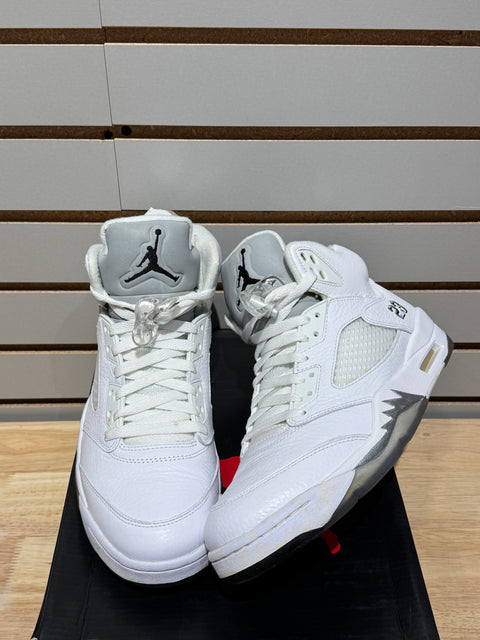 Jordan 5 Retro Metallic White (2015) Sz 9.5