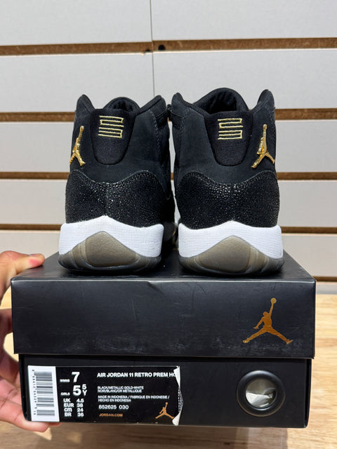 Jordan 11 Retro Heiress Black Stingray (GS) Sz 5.5Y
