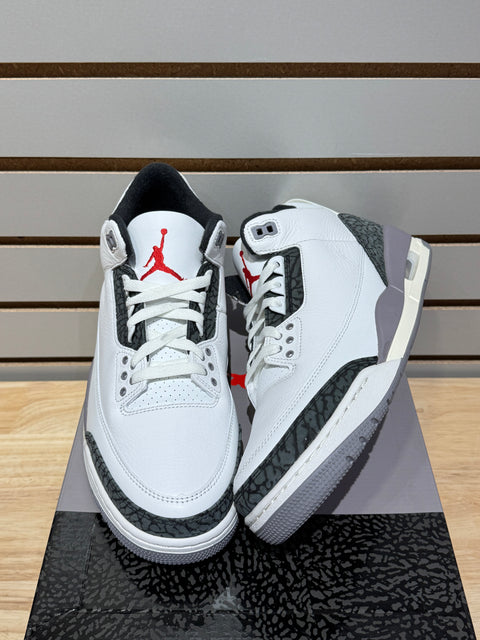 Jordan 3 Retro Cement Grey Sz 10.5