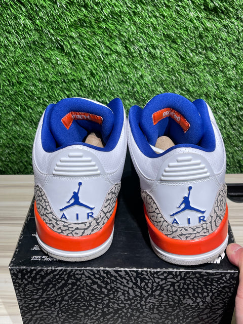 Jordan 3 Retro Knicks Sz 8.5M