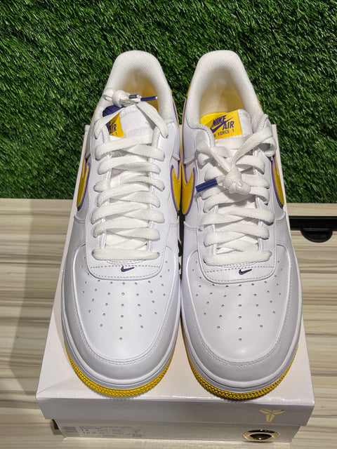 Nike Air Force 1 Low Retro QS Kobe Bryant Lakers Home Sz 14M
