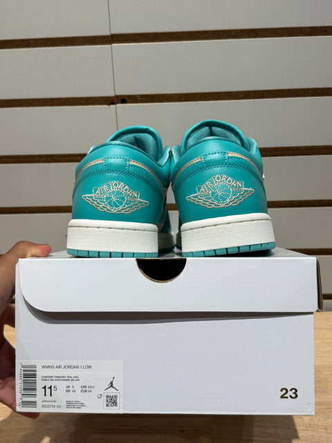 Jordan 1 Low Tropical Teal (Women's) Sz 10