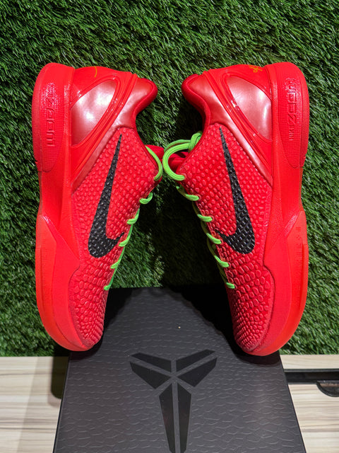 Nike Kobe 6 Protro Reverse Grinch Sz 10.5