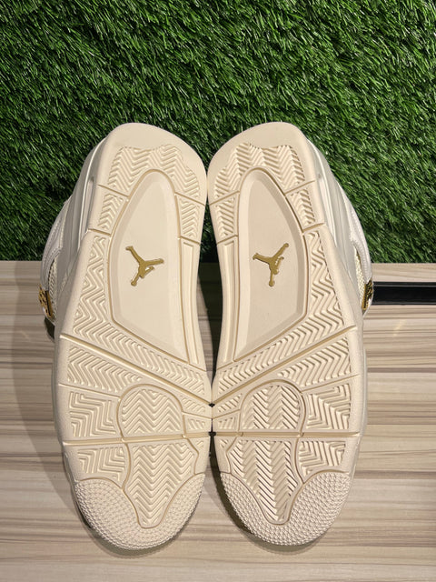 Jordan 4 Retro Metallic Gold (Women's) Sz 10W/8.5M