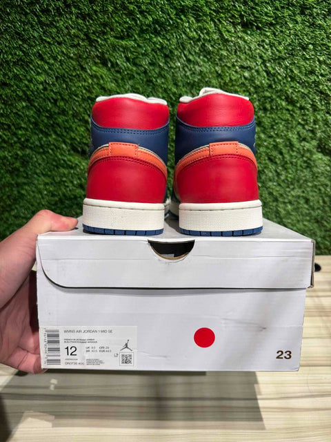 Jordan 1 Mid SE Multi Color (2022) (Women's) Sz 12W/10.5M...