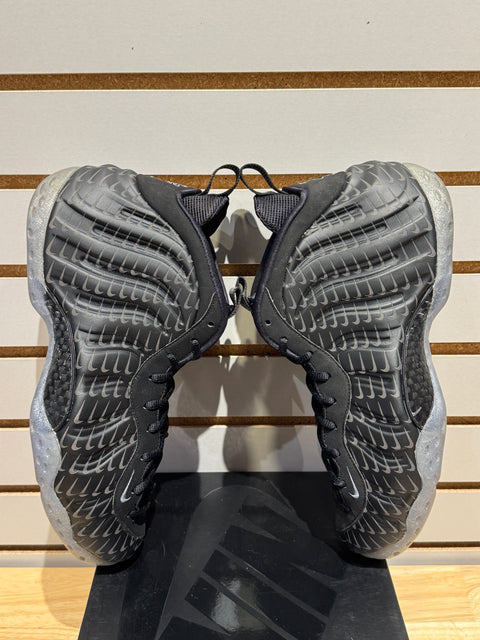 Nike Air Foamposite One All-Over Swoosh Black Sz 11