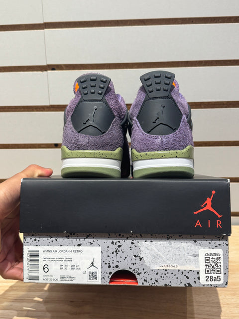 Jordan 4 Retro Canyon Purple (Women's) Sz 4.5M/6W