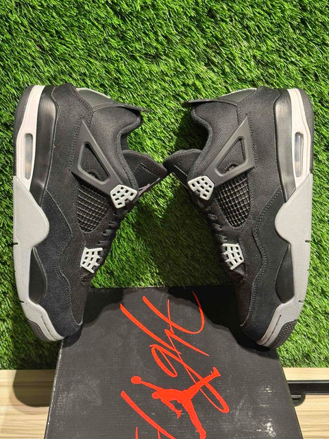 Jordan 4 Retro SE Black Canvas Sz 8M