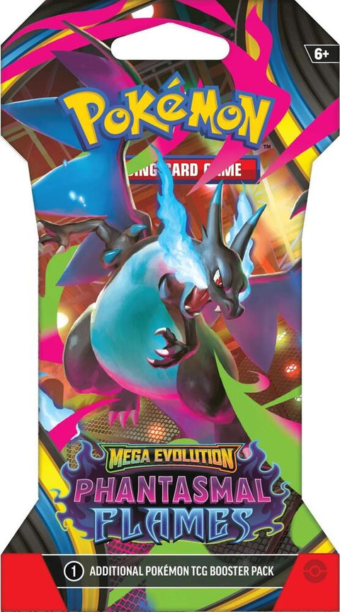 Phantasmal Flames Sleeved Booster Pack - ME02: Phantasmal Flames (PFL)(Sleeve Art May Vary)