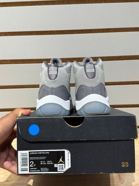 Jordan 11 Retro Cool Grey (2021) (PS) Sz 2Y