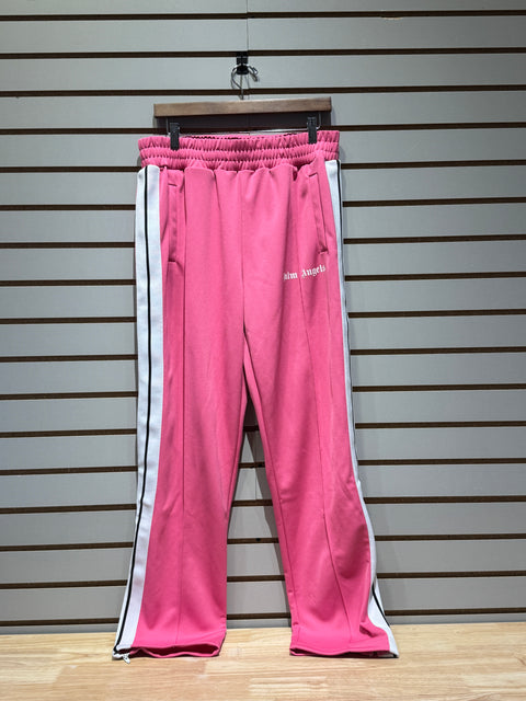 Womens Palm Angels Slim Fit Trackpants Fuchsia / White Sz XL