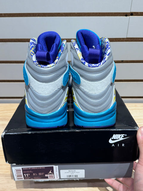Jordan 8 Retro White Aqua (2019) (Women's) Sz 10M