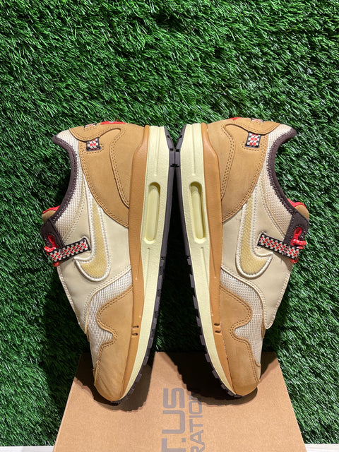 Nike Air Max 1 Travis Scott Cactus Jack Wheat Lemon Drop Sz 9M