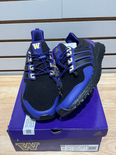 Adidas Ultraboost 1.0 DNA Washington Huskies Purple Black Sz 11