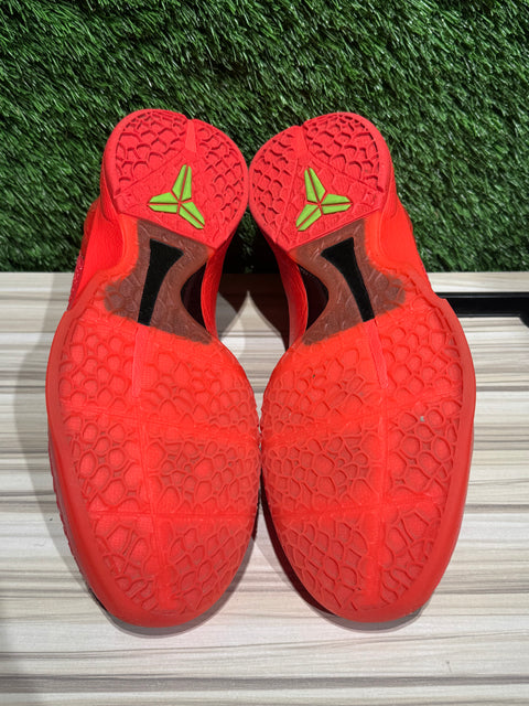 Nike Kobe 6 Protro Reverse Grinch Sz 10.5M
