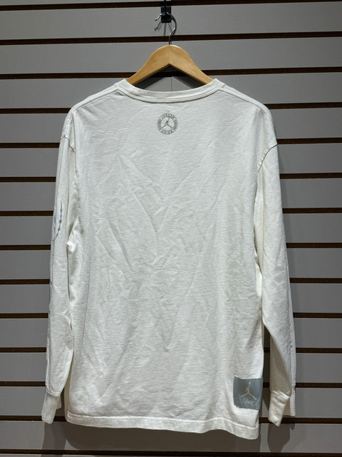 Jordan x Union MJ L/S Tee White/Grey Haze Sz L