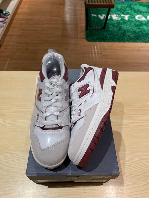 New Balance 550 Sea Salt Burgundy