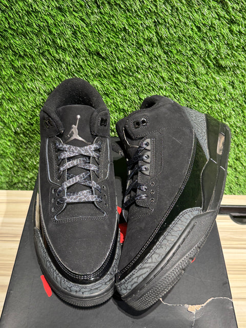 Jordan 3 Retro Black Cat (2025) Sz 10.5M