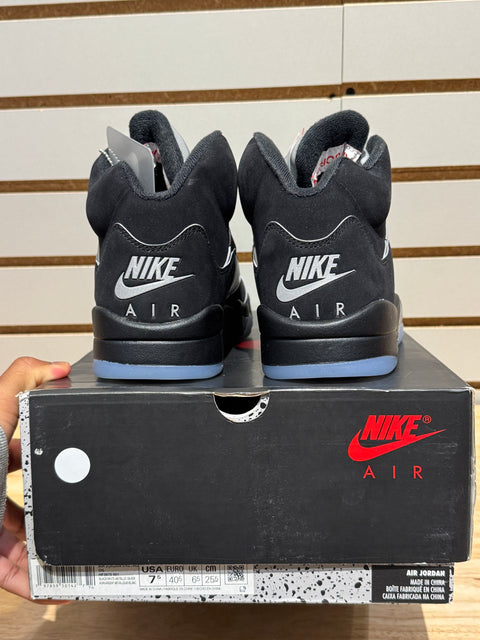 Jordan 5 Retro OG Black Metallic Reimagined Sz 7.5