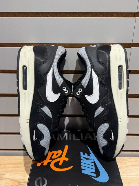 Nike Air Max 1 Patta Waves Black (with Bracelet) Sz 11.5