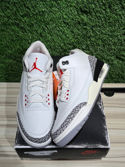 Jordan 3 Retro White Cement Reimagined Sz 9M