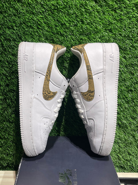 Nike Air Force 1 Low Retro Ivory Snake Sz 9