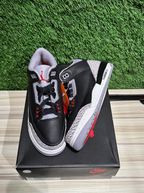 Jordan 3 Retro Black Cement (2024) (GS) Sz 5Y