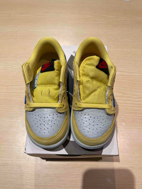 Jordan 1 Retro Low OG SP Travis Scott Canary (TD) SZ 8C