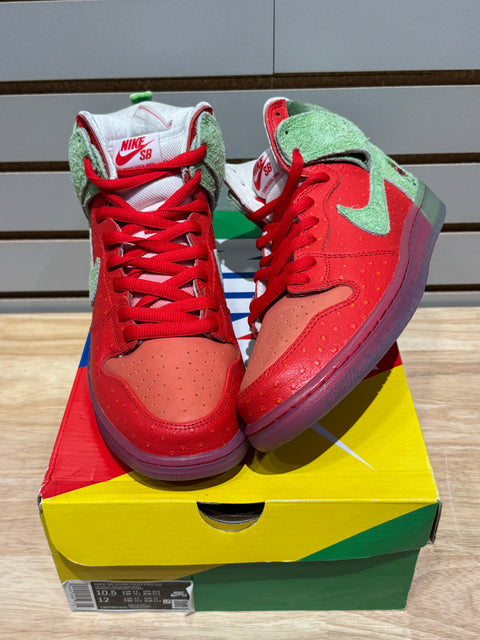 Nike SB Dunk High Strawberry Cough (Regular Box) Sz 10.5