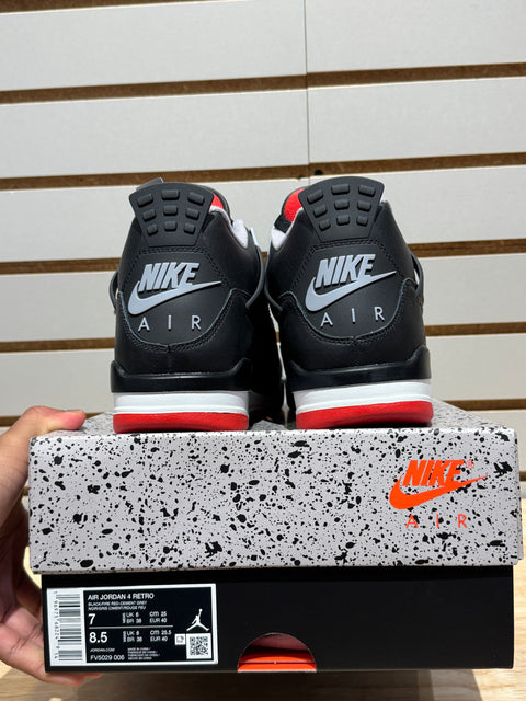 Jordan 4 Retro Bred Reimagined Sz 7