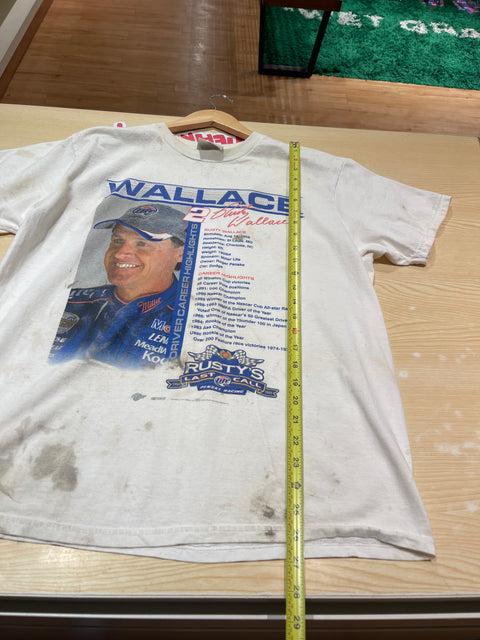 Vintage 2005 Rusty Wallace Racing Tee Sz L