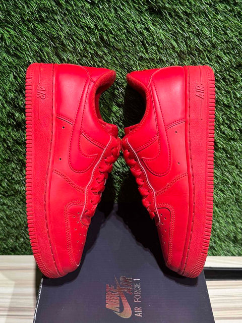 Nike Air Force 1 Low Triple Red Sz 5.5M, 