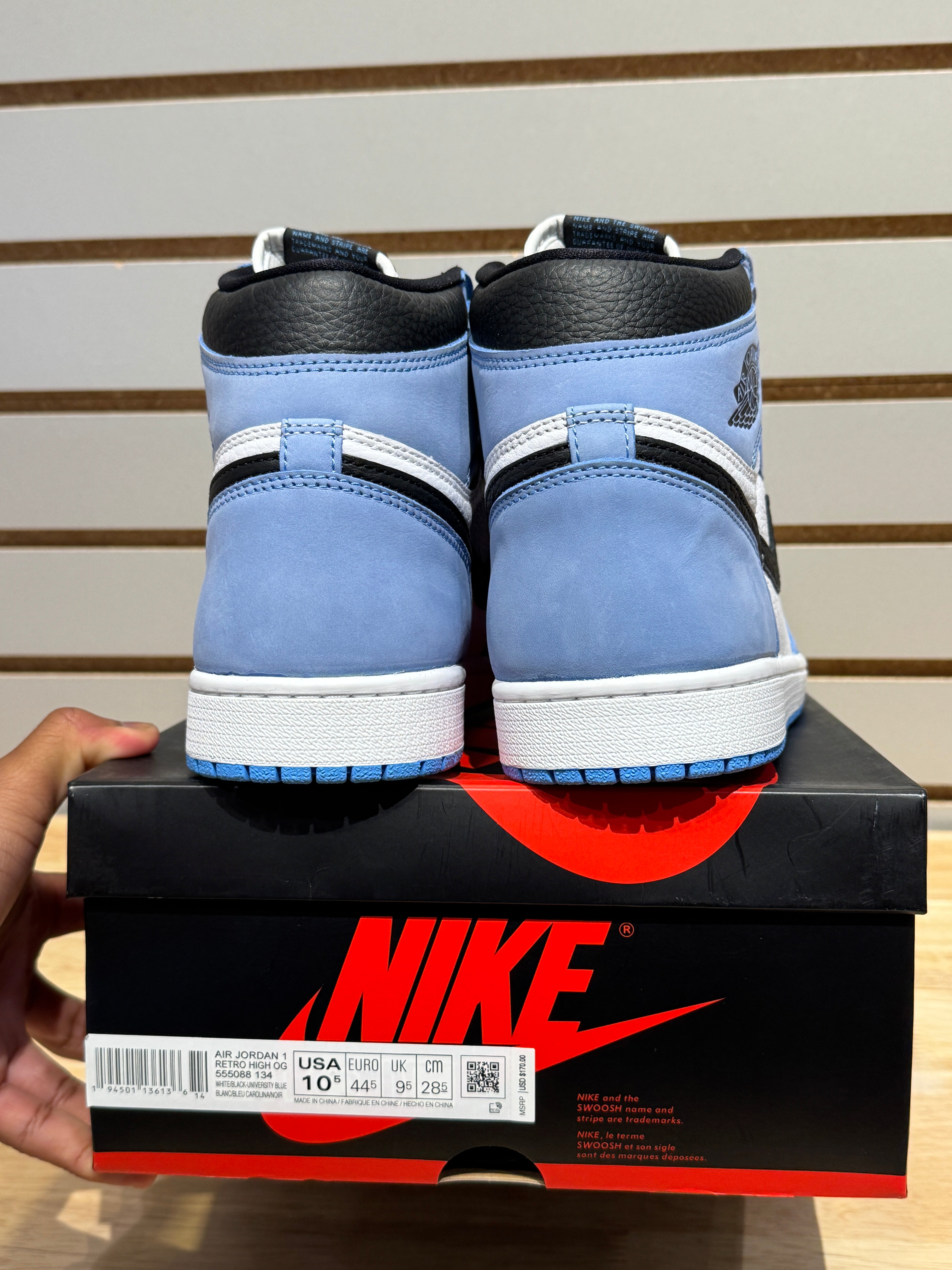 Jordan 1 Retro High OG University Blue Sz 10.5 – Sneak City