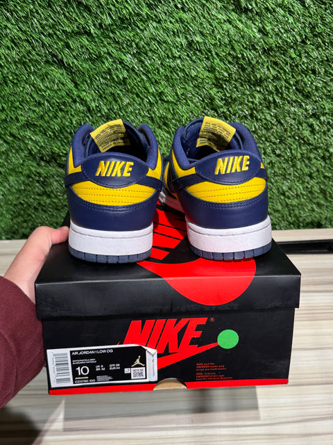 Nike Dunk Low Michigan (2021) Sz 10M