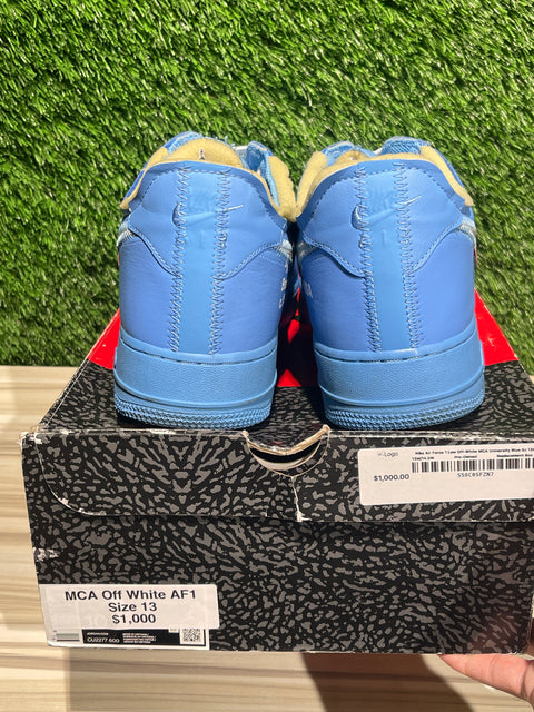 Nike Air Force 1 Low Off-White MCA University Blue Sz 13