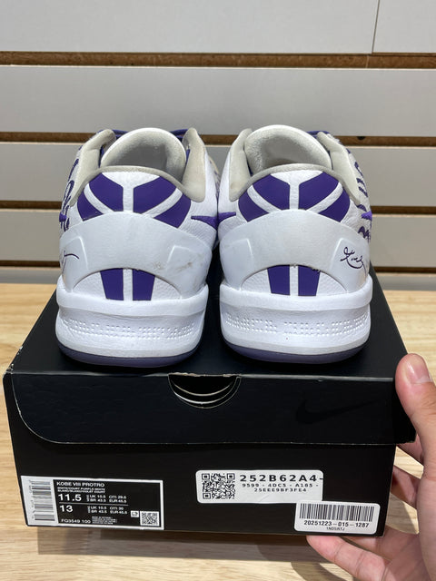 Nike Kobe 8 Protro Court Purple Sz 11.5
