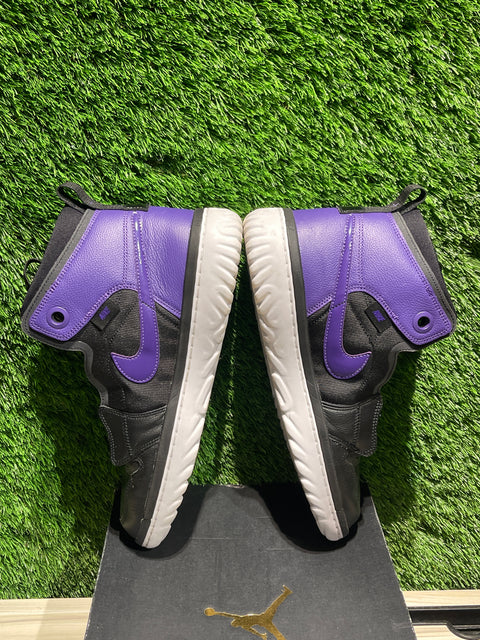 Jordan 1 High React Black Court Purple Sz 11M