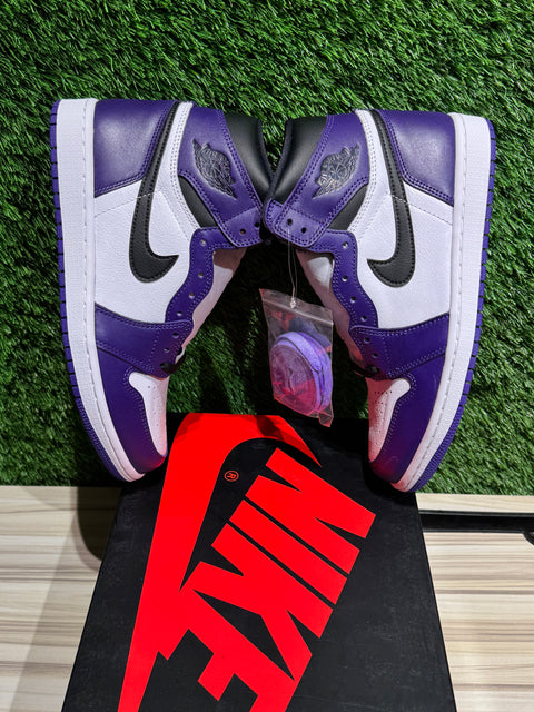 Jordan 1 Retro High Court Purple White (Multiple Sizes)