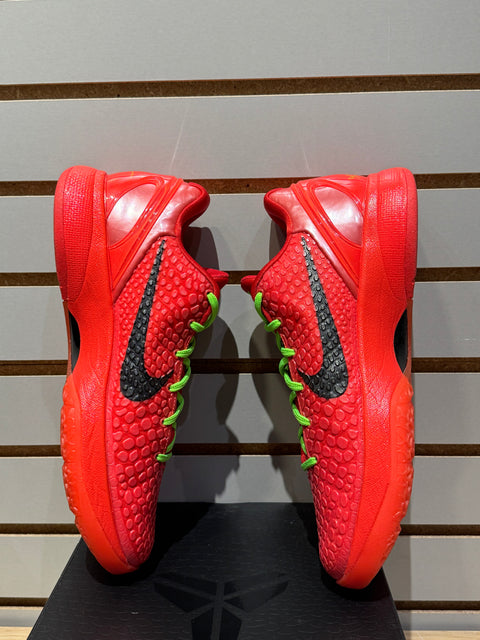 Nike Kobe 6 Protro Reverse Grinch Sz 10.5M