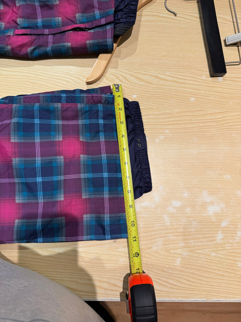 NWT Women's Burton Society Hex Radiant Plaid Pants Sz L