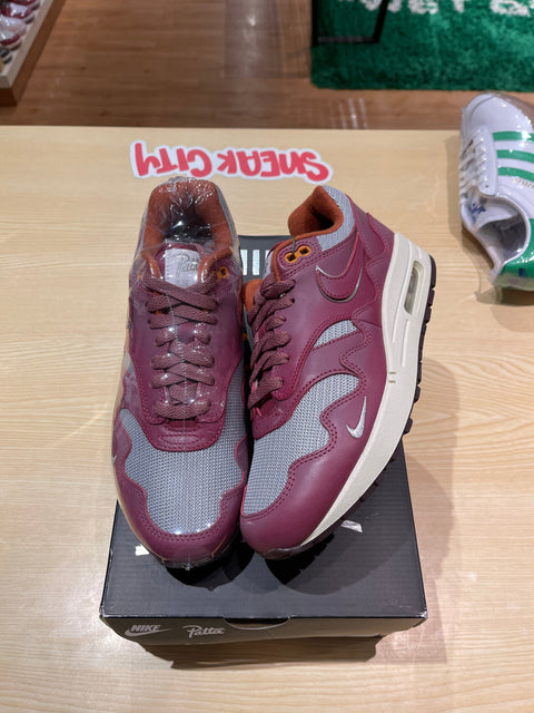 Nike Air Max 1 Patta Waves Rush Maroon (with Bracelet)