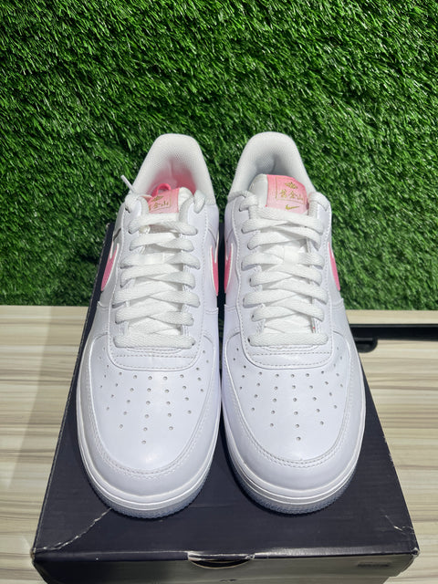 Nike Air Force 1 Low '07 PRM San Francisco Chinatown Lotus Flower Sz 9