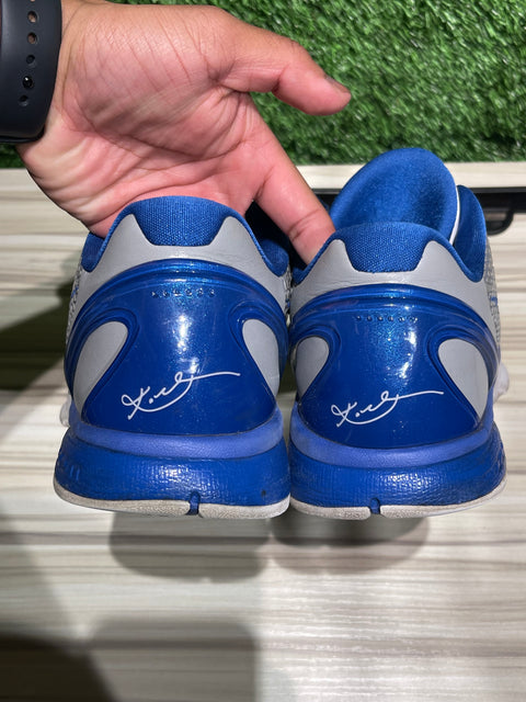 Nike Kobe 6 Medium Grey Varsity Royal Sz 11.5M