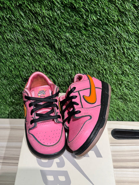 Nike SB Dunk Low The Powerpuff Girls Blossom (TD) Sz 7C