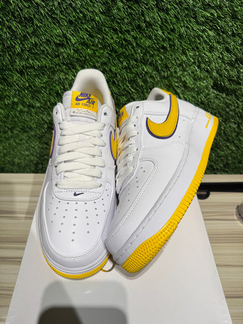 Nike Air Force 1 Low Retro QS Kobe Bryant Lakers Home Sz 9